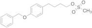 4-​(Phenylmethoxy)​-benzenebutanol 1-Mmethanesulfonate