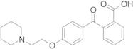2-[4-[2-(1-Piperidinyl)ethoxy]benzoyl]benzoic Acid