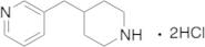 3-(4-Piperidinylmethyl)pyridine Hydrochloride (1:2)