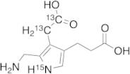 Porphobilinogen-13C2,15N