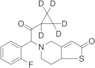 Prasugrel Thiolactone-d5 (Mixture of Diastereomers)