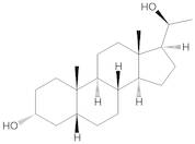5-β-Pregnane-3-α,20-α-diol