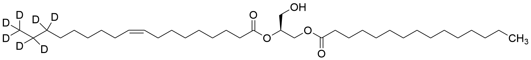 1-Pentadecanoyl-2-oleyol(d7)-sn-glycerol