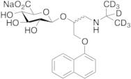 rac Propranolol-d7 β-D-Glucuronide Sodium Salt