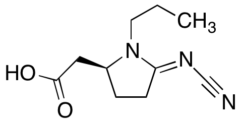 N-Propyl-2S-cyanimidopyrrolidine-5-acetic Acid