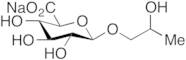 Propylene Glycol 1-Glucuronide Sodium Salt (Mixture of Diastereomers)