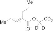 (E/Z)-2-Propyl-2-pentenoic Acid Ethyl Ester-d5