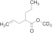 (+/-)-2-Propyl-4-pentenoic Acid Methyl Ester-d3