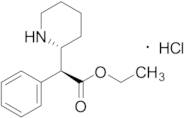 (alphaS,2R)-alpha-Phenyl-2-piperidineacetic Acid Ethyl Ester Hydrochloride