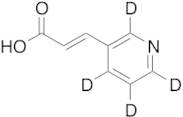 (2E)-3-(3-Pyridinyl)-2-propenoic Acid-d4