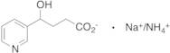 1-(3-Pyridyl)-1-butanol-4-carboxylic Acid Na+/NH4+ Salt