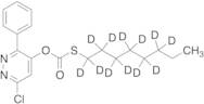 O-(6-Chloro-3-phenyl-4-pyridazinyl) S-Octyl Ester Carbonothioic Acid - d17