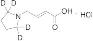 (E)-4-(Pyrrolidin-1-yl-d4)but-2-enoic Acid Hydrochloride