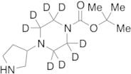 4-(Pyrrolidin-3-yl)piperazine-1-carboxylic Acid tert-Butyl Ester-d8