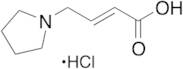 (2E)-4-(1-Pyrrolidinyl)-2-butenoic Acid Hydrochloride