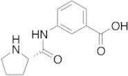 3-[[(2S)-2-Pyrrolidinylcarbonyl]amino]benzoic Acid