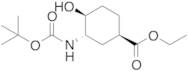 (1R,3S,4S)-3-(Boc-amino)-4-hydroxy-cyclohexanecarboxylic Acid Ethyl Ester