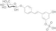 Resveratrol 3-Sulfate-4'-glucuronide