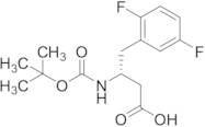 (R)-3-[((tert-Butoxy)carbonyl)amino]-4-(2,5-difluorophenyl)butanoic Acid
