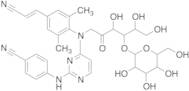 Deamino O-alpha-D-Glucopyranosyl Rilpivirine