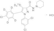 Rimonabant-13C,d7 Hydrochloride