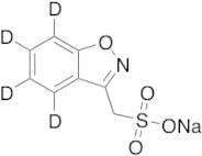 Sodium 1,2-Benzisoxazole-3-methanesulfonate-d4