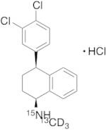 Sertraline-13C, 15N, d3 Hydrochloride