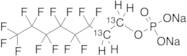 Sodium 1H,1H,2H,2H-[1,2-¹³C₂]Perfluorooctylphosphate