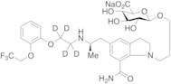 Silodosin-d4 beta-D-Glucuronide Sodium Salt