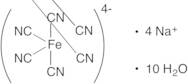 Sodium hexacyanoferrate(II) decahydrate