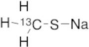 Sodium Methanethiolate-¹³C (>90%)