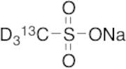 Sodium Methanesulfonate-d3,13C
