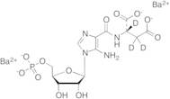 N-Succinyl-5-aminoimidazole-4-carboxamide Ribose 5’-Phosphate Dibarium Salt-d3