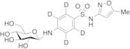 Sulfamethoxazole-d4 N4-glucoside