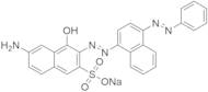 Sodium 6-Amino-4-hydroxy-3-((E)-(4-((E)-phenyldiazenyl)naphthalen-1-yl)diazenyl)naphthalene-2-sulf…