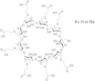 6-Deoxy-6-thio-heptakis(6-deoxy-6-(2-carboxyethyl)thio)-gamma-cyclodextrin