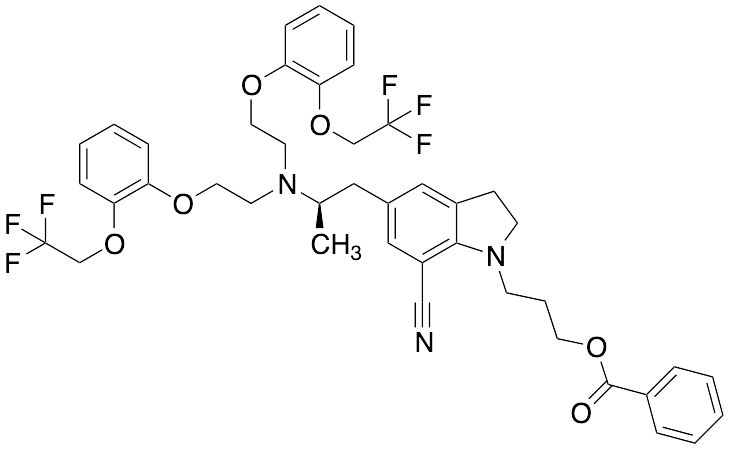 Silodosin Dimer 7-Cyano Benzoate
