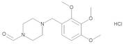 4-(2,3,4-Trimethoxybenzyl)-1-piperazine-carboxaldehyde hydrochloride