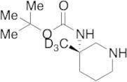 (S)-Tert-butyl (3-Methyl-d3-piperidin-3-yl)carbamate