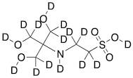 N-Tris(hydroxymethyl)methyl-2-aminoethanesulfonic Acid-d15