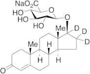 Testosterone-d3 Beta-D-Glucuronide Monosodium Salt