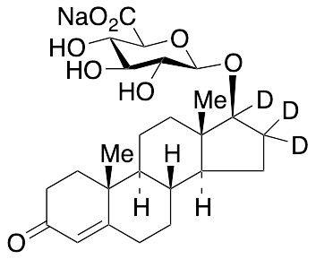 Testosterone-d3 b-D-Glucuronide Monosodium Salt