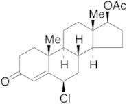 6β-Chloro Testosterone 17-O-Acetate