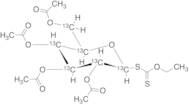 2,3,4,6-Tetra-O-acetyl-β-D-glucopyranosyl Ethylxanthate-13C6