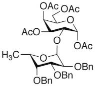 1,3,4,6-Tetra-O-acetyl-2-(2’,3’,4’-tri-O-benzoyl-α-L-fucopyranosyl)-α-D-galactopyranose