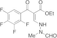 2,3,4,5-Tetrafluoro--[(2-formyl-2-methylhydrazinyl)methylene]--oxobenzenepropanoic Acid Ethyl Ester