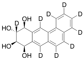 (8R,9R,10R,11S)-rel-8,9,10,11-Tetrahydrobenz[a]anthracene-8,9,10,11-tetrol-d9 (Major)