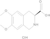 (3S)-1,2,3,4-Tetrahydro-6,7-dimethoxy-3-isoquinolinecarboxylic Acid Hydrochloride