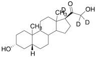 5β-Pregnan-3α,21-diol-20-one-17α,21,21-d3