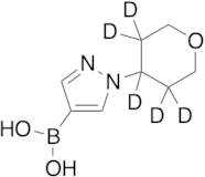 B-[1-(Tetrahydro-2H-pyran-4-yl)-1H-pyrazol-4-yl]boronic Acid-d5